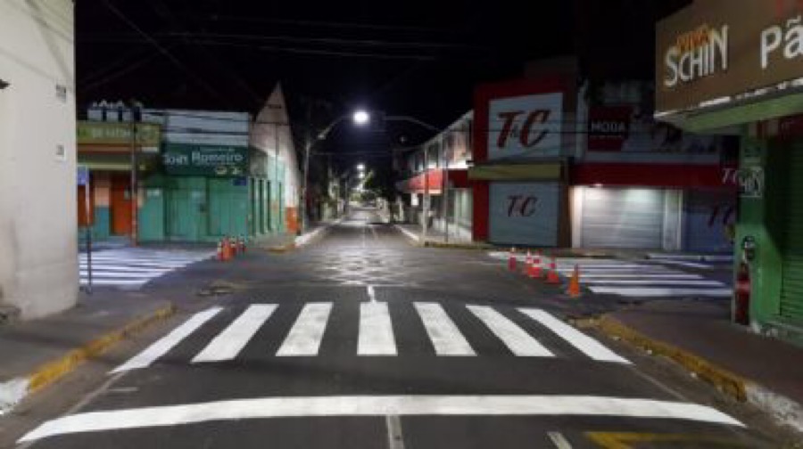 Demutran de Juazeiro do Norte continua trabalho de sinalização das ruas de Juazeiro do Norte