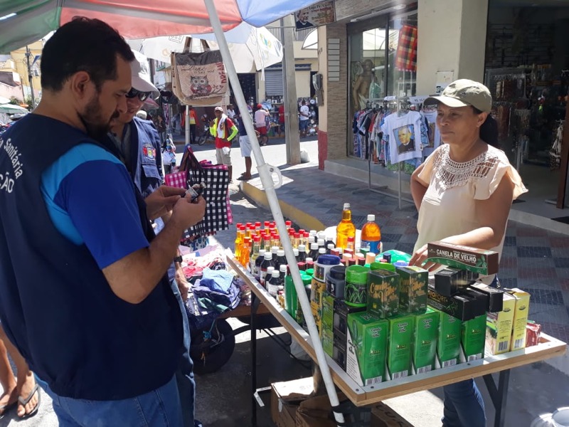 Em Juazeiro do Norte vigilância Sanitária realiza trabalho de inspeção durante Romaria