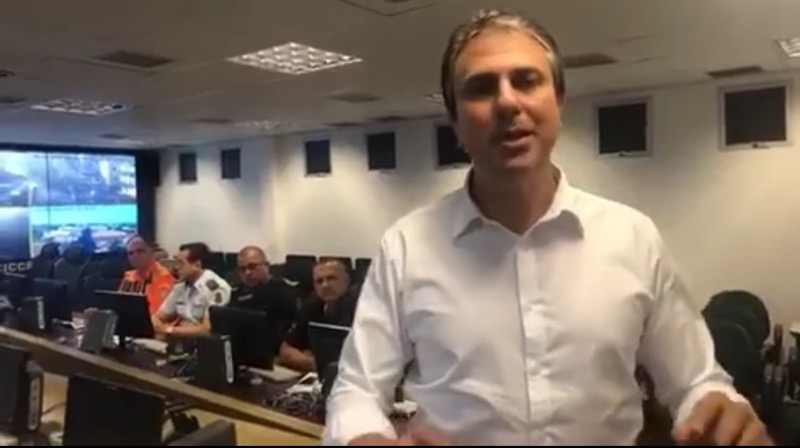 “Todos serão presos”, diz Camilo sobre autores de ataques criminosos no Ceará