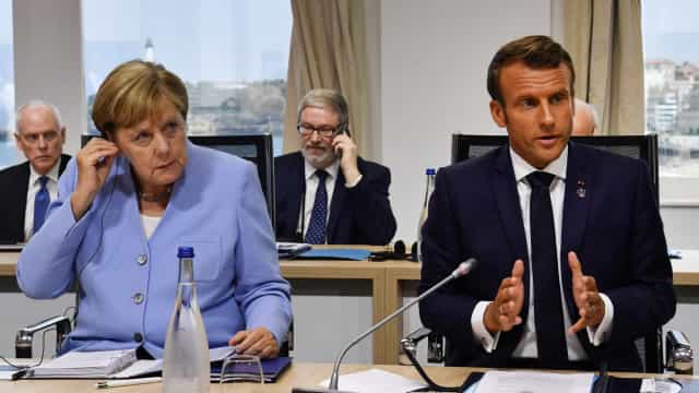 TV francesa mostra Macron, Piñera e Merkel criticando Bolsonaro