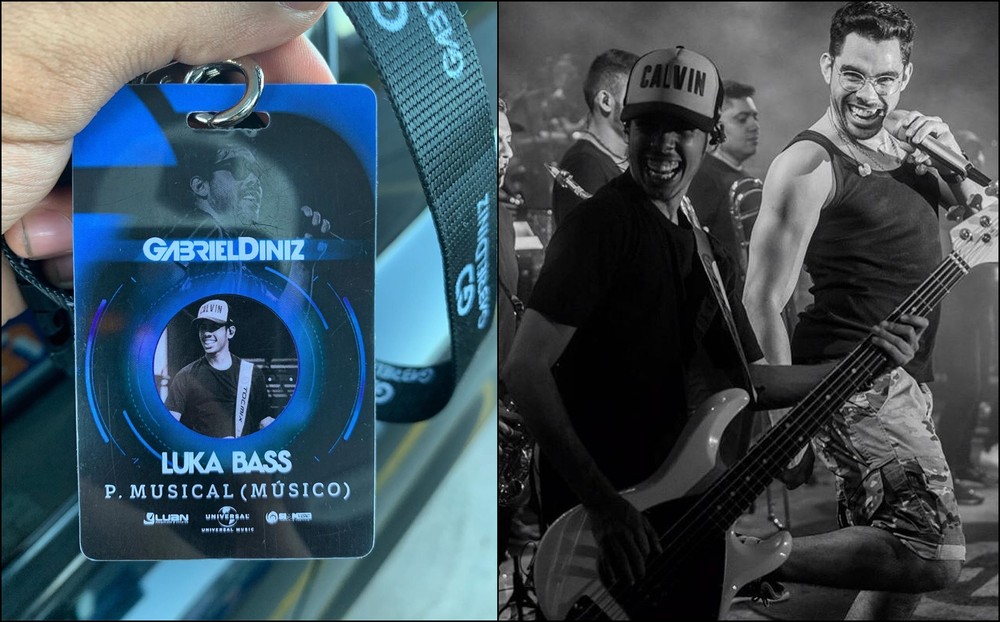 Ex-produtor de Gabriel Diniz, Luka Bass estreia como vocalista em projeto com banda de GD