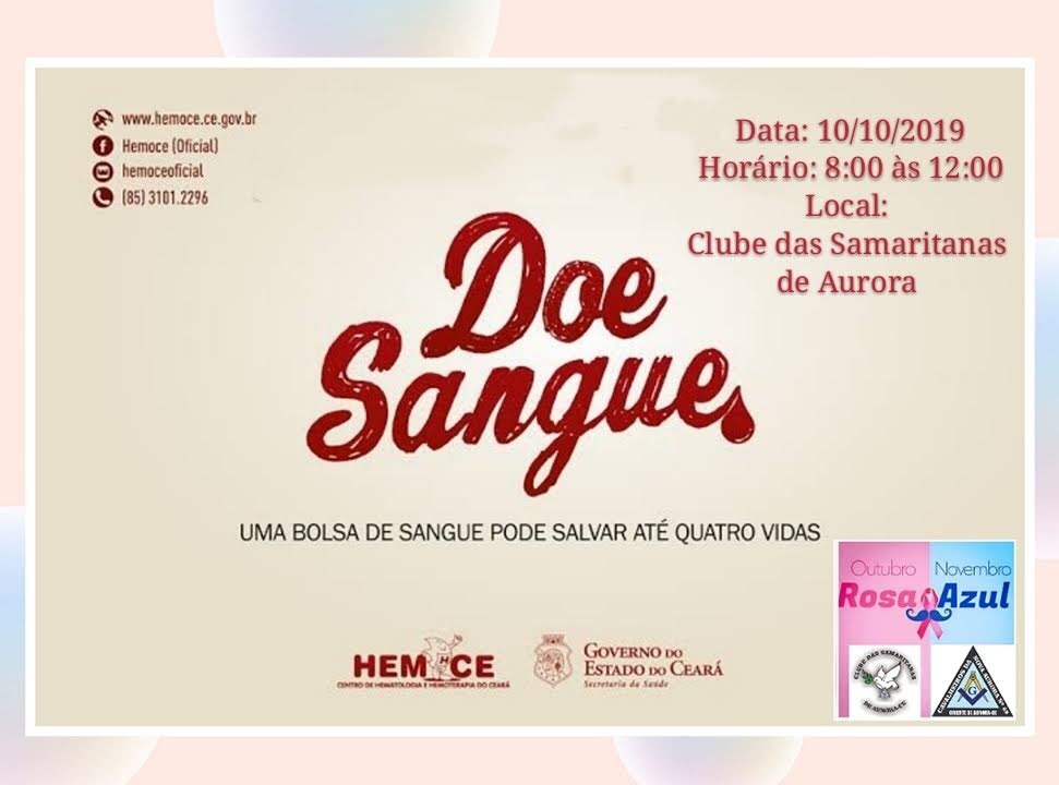 Samaritanas da Loja Maçónica de Aurora, realizam mais uma campanha em favor da vida