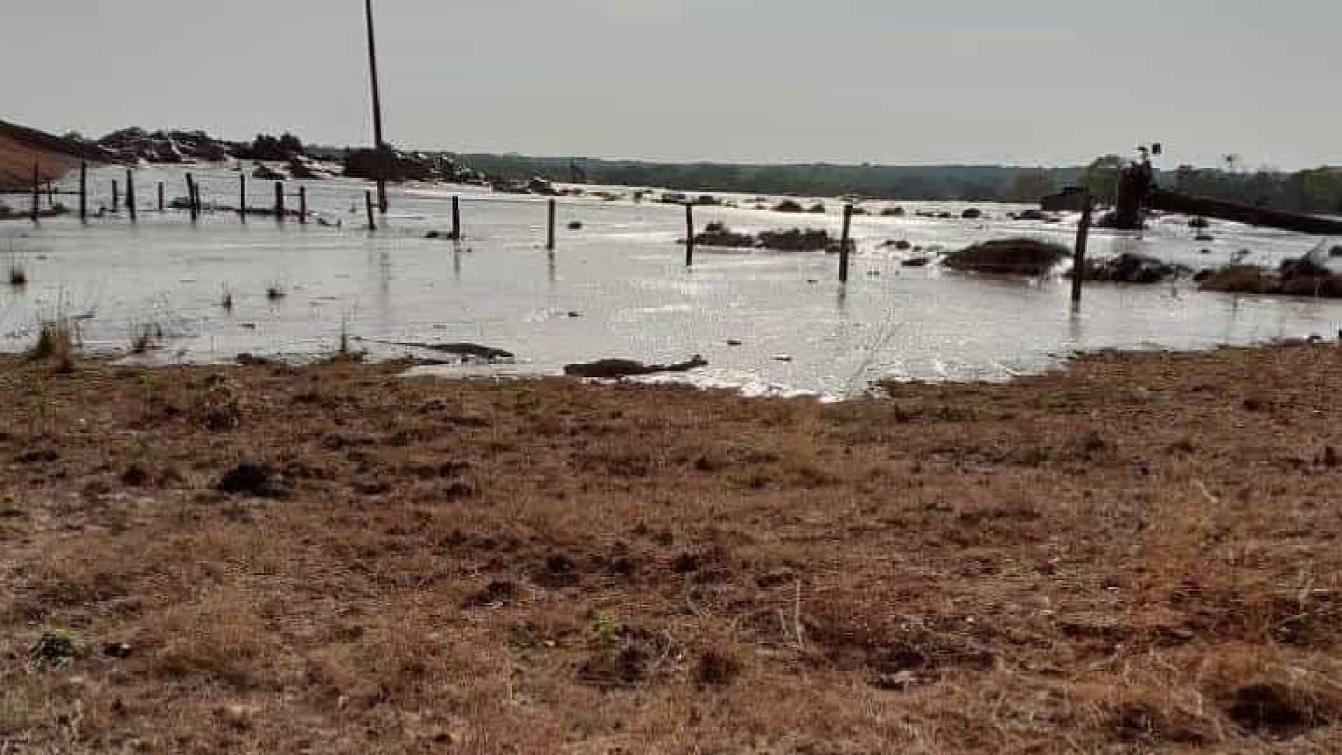 Rompimento de barragem em Mato Grosso deixa dois feridos