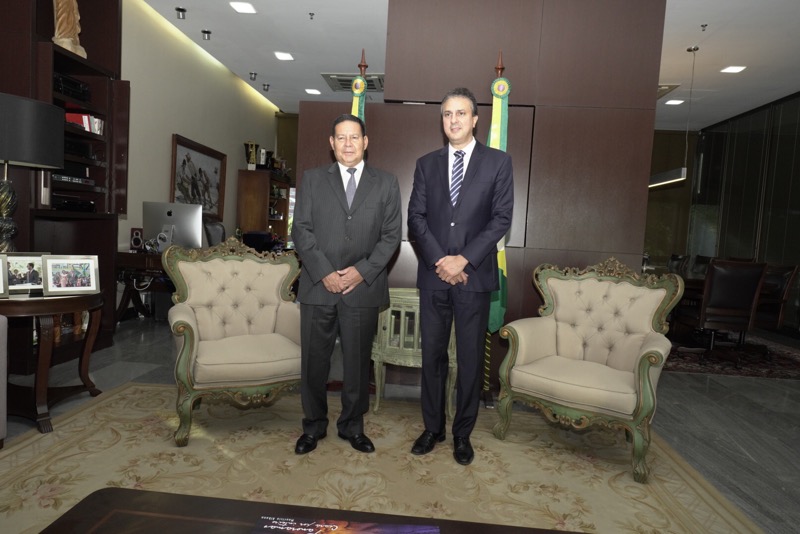 Governador recebe o vice-presidente da República no Palácio da Abolição
