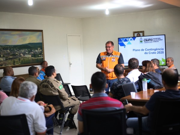 Secretaria de Segurança do Crato apresenta Plano de Contingência