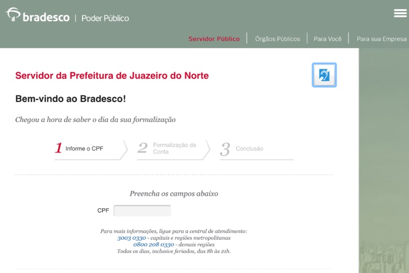 Juazeiro: Previjuno informa que aposentados e pensionistas devem fazer agendamento para abertura de conta no Bradesco