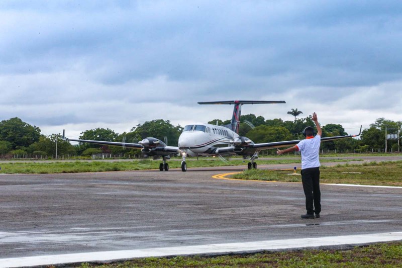 Aeroporto de Iguatu é reinaugurado após reforma e recebe primeiro voo comercial