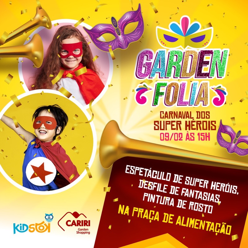 Esquenta pro Carnaval começa nesta sexta-feira, 07, no Cariri Garden Shopping