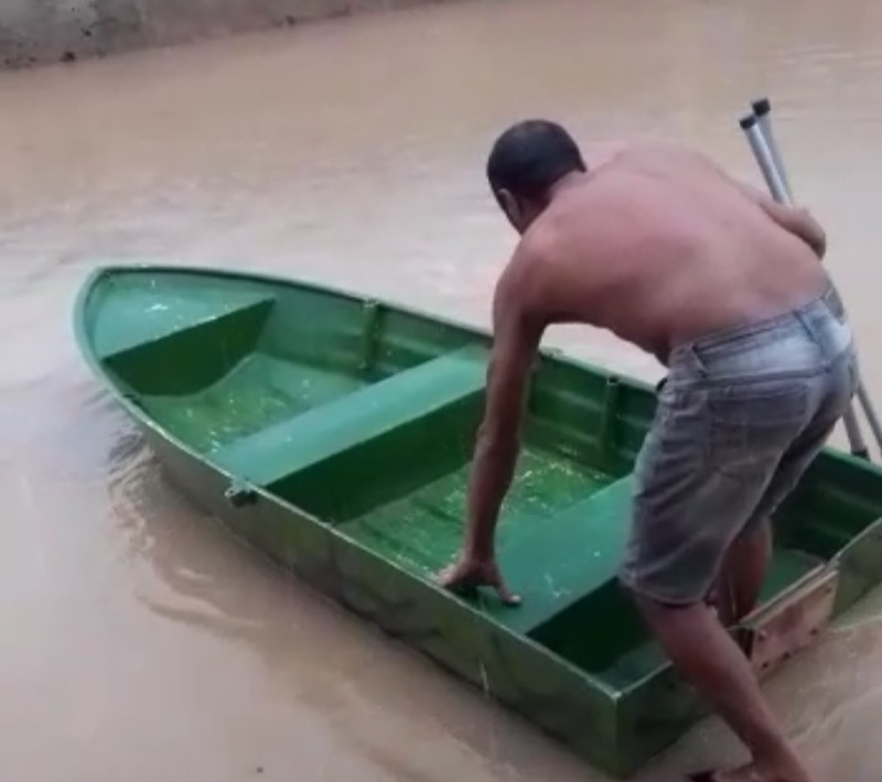 Chuva causa transtornos em Juazeiro e demais cidades do Cariri; Veja Vídeos
