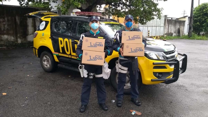 PMCE entrega à tropa quase 13mil novas máscaras de proteção individual