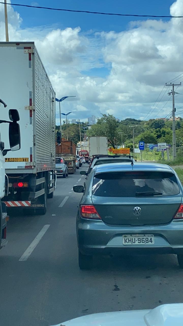 Barreira Sanitária causa grande congestionamento na Avenida Padre Cícero