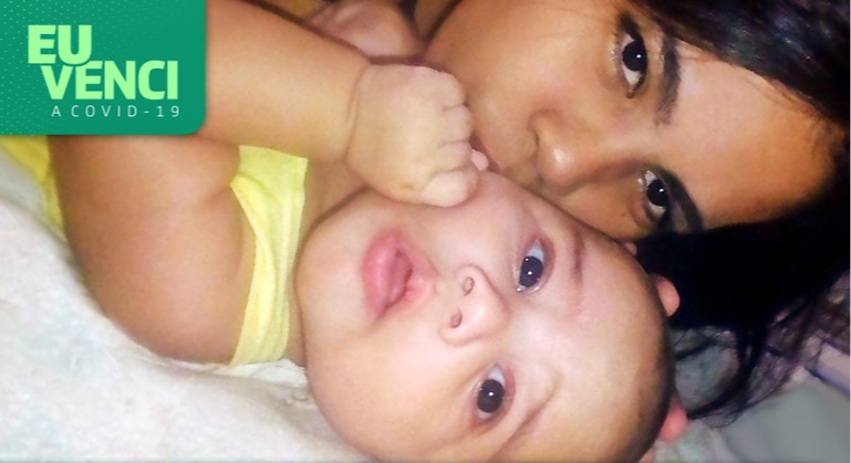 “Me senti a mulher mais feliz do mundo”, diz mãe de bebê recuperado de Covid-19