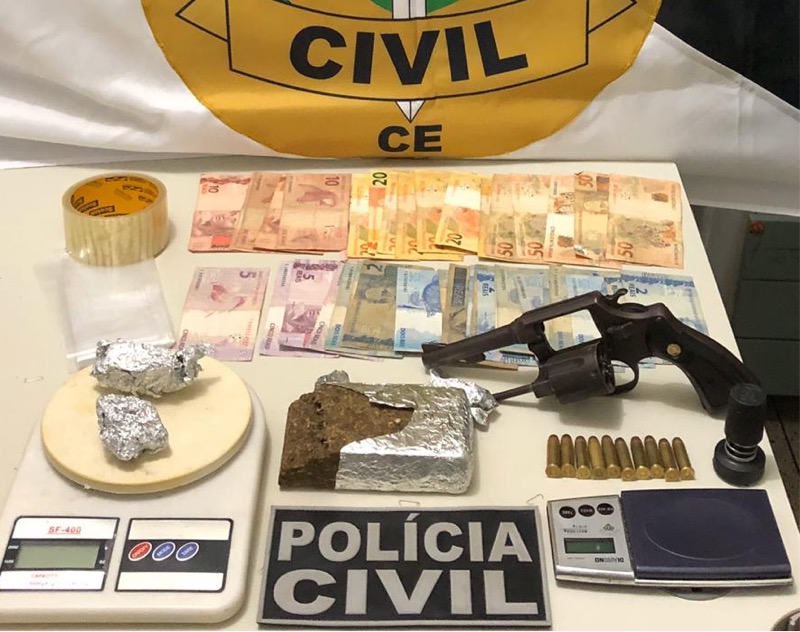 Juazeiro: Polícia Civil prende traficante de drogas e apreende arma