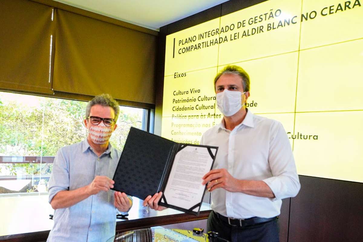 Ceará é o primeiro Estado a sancionar a Lei Aldir Blanc, que injetará R$ 138 milhões na cultura cearense