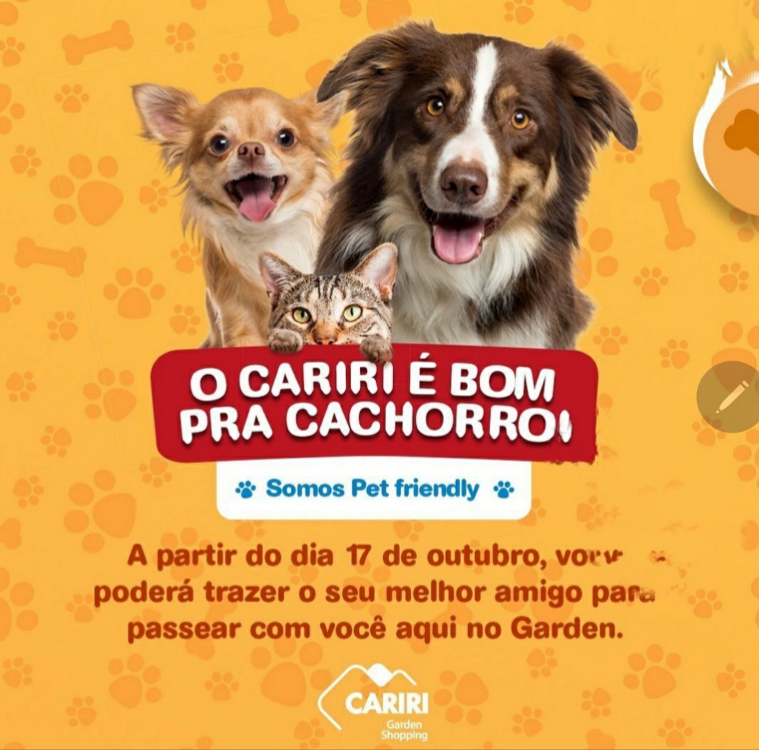Cariri Garden Shopping agora é Pet Friendly