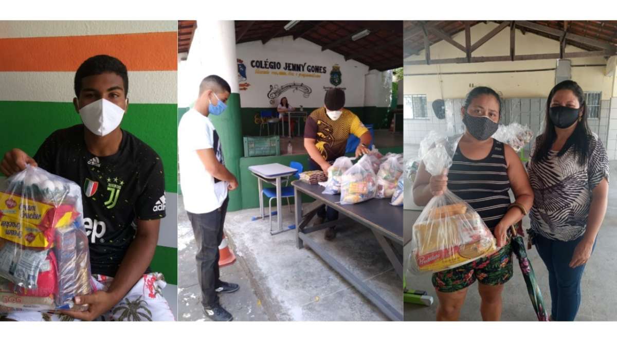 Governo do Ceará garante distribuição de kits alimentícios aos alunos da rede pública estadual