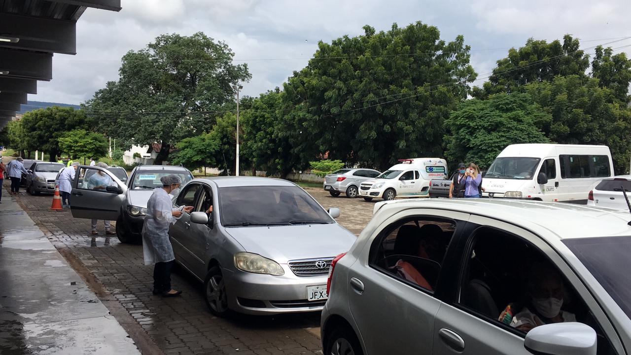 Crato terá mais uma vacinação drive-thru neste sábado (20)