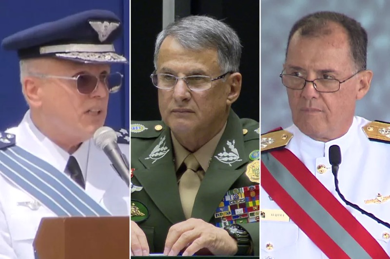 Comandantes do Exército, da Marinha e da Aeronáutica deixam cargos após troca de ministro