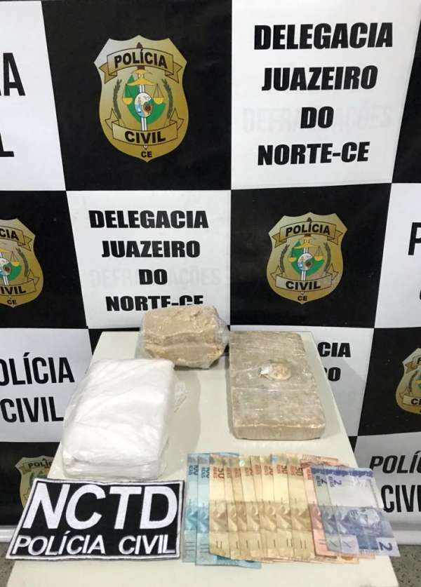Suspeito de tráfico de drogas em Juazeiro do Norte é preso pela Polícia Civil