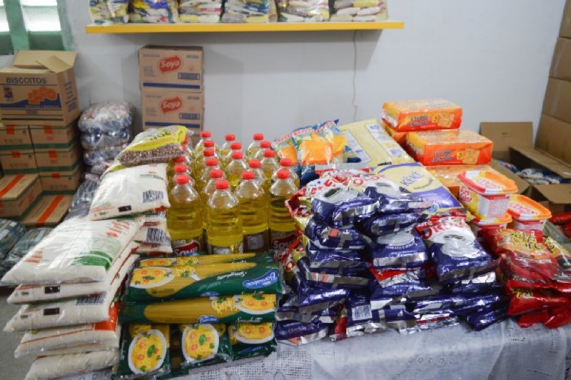 Crato arrecada mais de uma tonelada de alimentos para doar às famílias carentes