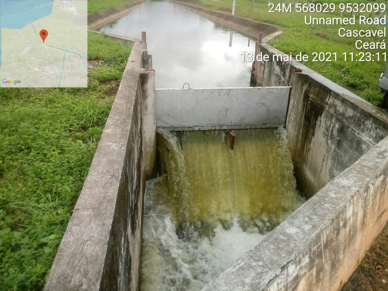 Estação de Bombeamento de Itaiçaba reforça Sistema Hídrico Metropolitano com água da chuva
