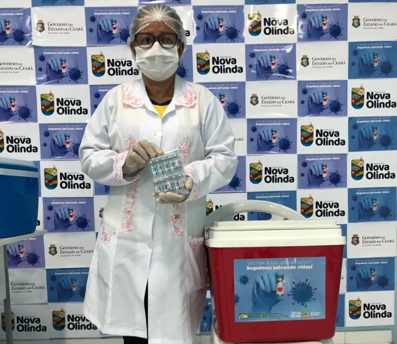 Após chegada de novo lote de AstraZeneca, Nova Olinda inicia vacinação do público geral