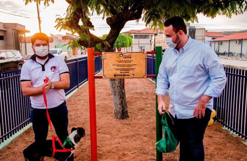 Nova Olinda inaugura primeira praça pet da Região do Cariri