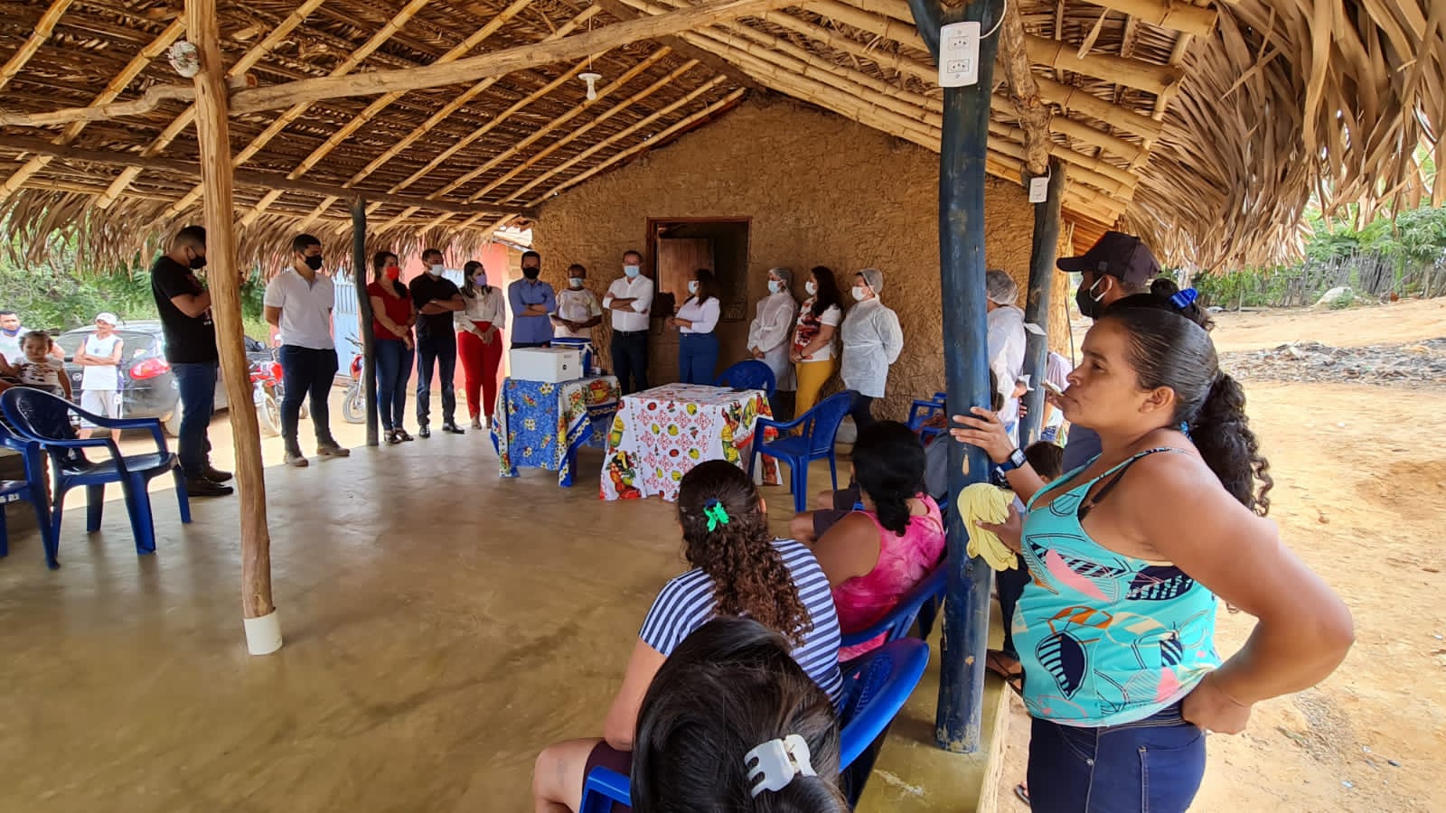 Crato vacina índios contra a Covid-19 nesta segunda-feira (26)