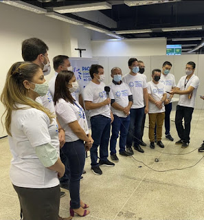 Evandro Leitão e Fernando Santana participam de lançamento do Pacto Contra o Coronavírus no Cariri