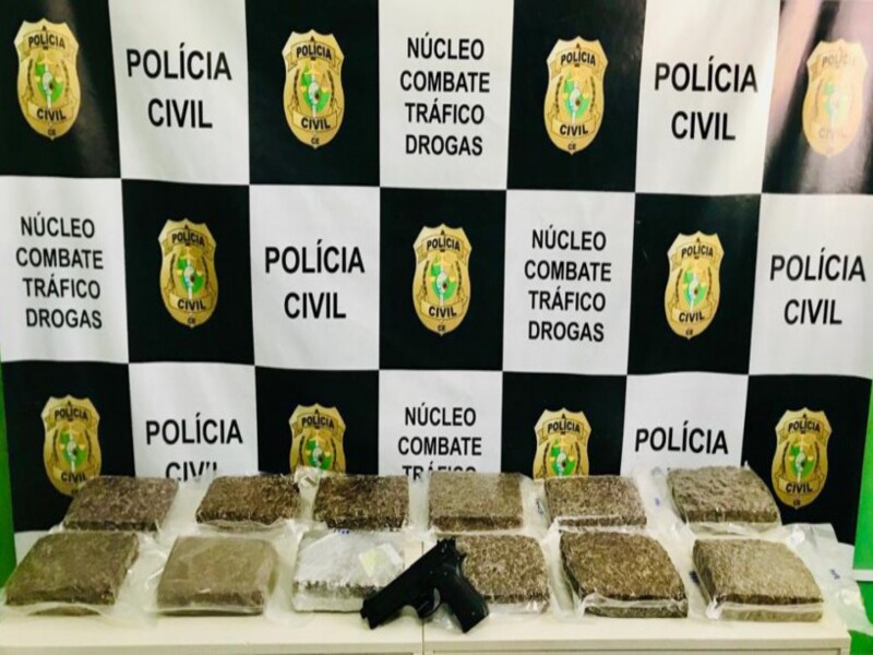 Homem é preso em Juazeiro com 12kgs de ‘Skunk’ após operação contra tráfico de drogas