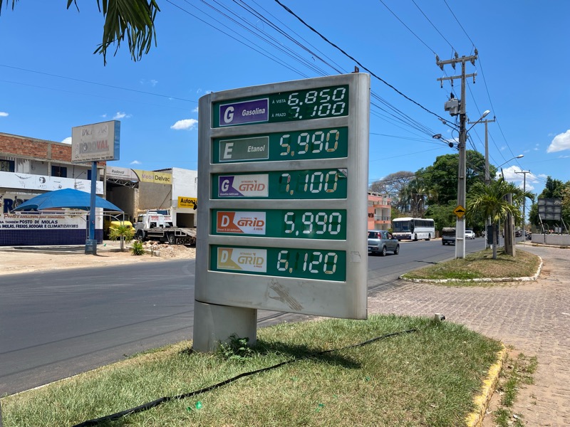 Gasolina chega a R$ 7,00 no Cariri pela primeira vez