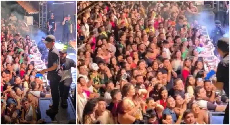 João Gomes faz show com aglomeração e desrespeito às regras de distanciamento no Ceará