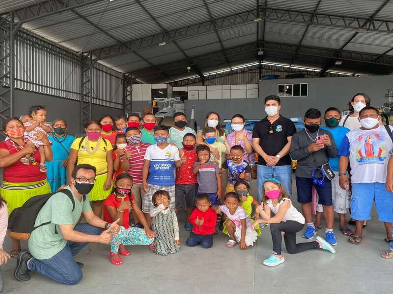 Famílias venezuelanas celebram o Dia das Crianças no Ciopaer