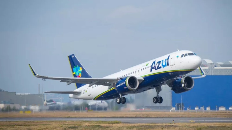 Azul amplia operação de voos entre Juazeiro do Norte e Fortaleza a partir de março de 2022