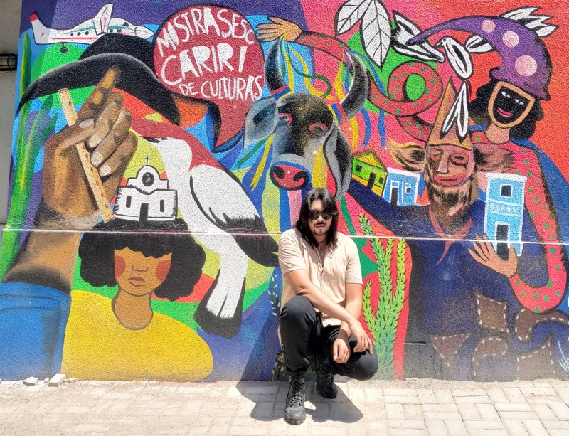 Wanderson Petrova cria painel para 23ª Mostra Sesc Cariri de Culturas