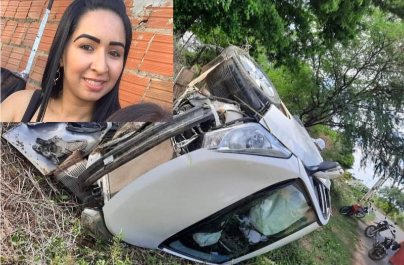 Barbalha: mulher morre e criança fica ferida em capotamento de carro