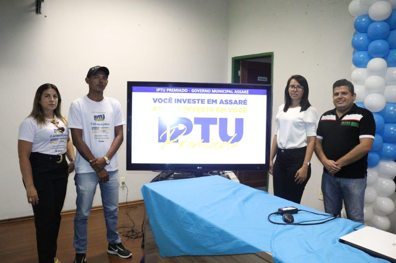 Assaré realiza sorteio da campanha IPTU premiado