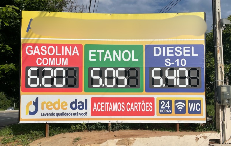 Crajubar tem redução no preço da gasolina; mínima chega R$ 6,20