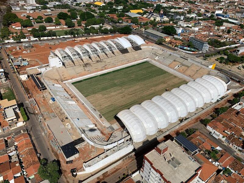 Com gramado instalado, Arena Romeirão chega aos 90% de execução