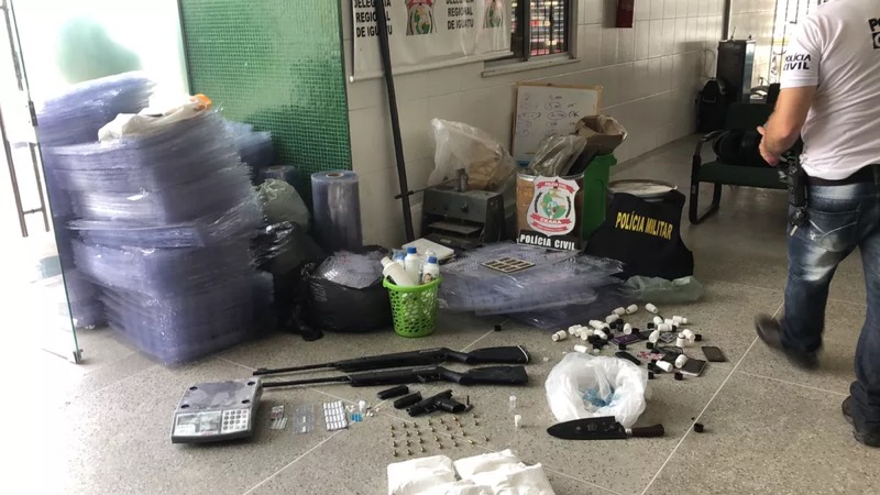 Dois laboratórios de droga são fechados durante operação das polícias Civil e Militar, em Iguatu