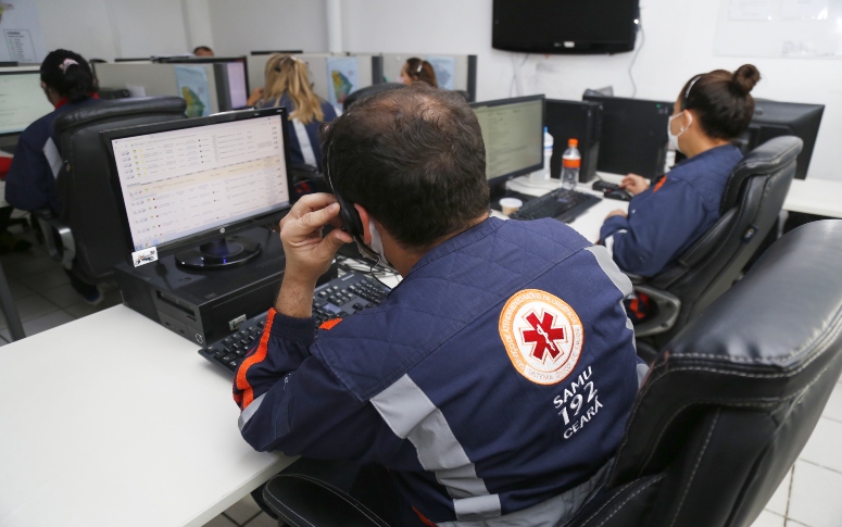 Recém-nascido é salvo de engasgo após atendimento do Samu por telefone em Juazeiro do Norte