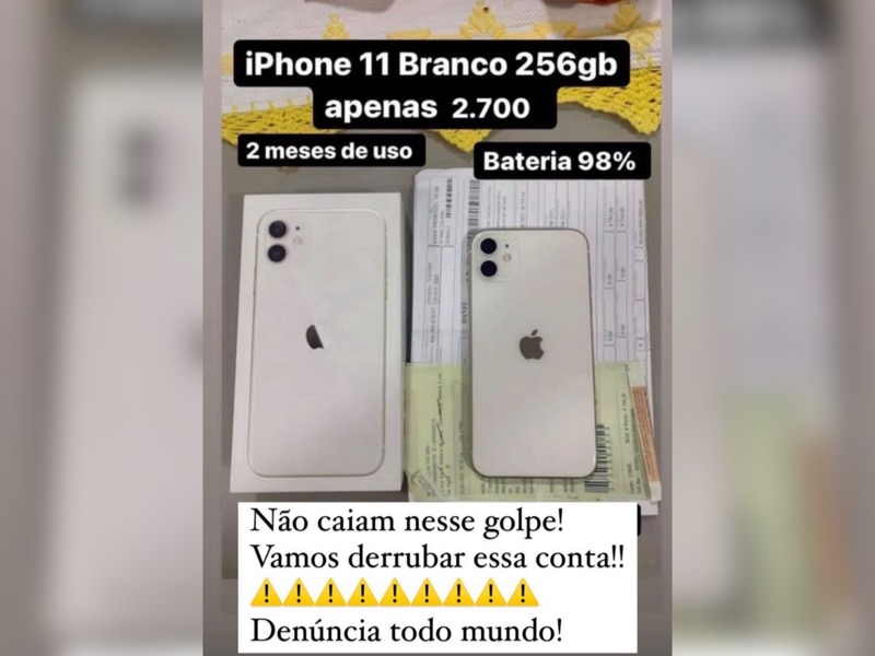 Revendedores de Iphone no Cariri caem no “Golpe do Pix” e alertam clientes