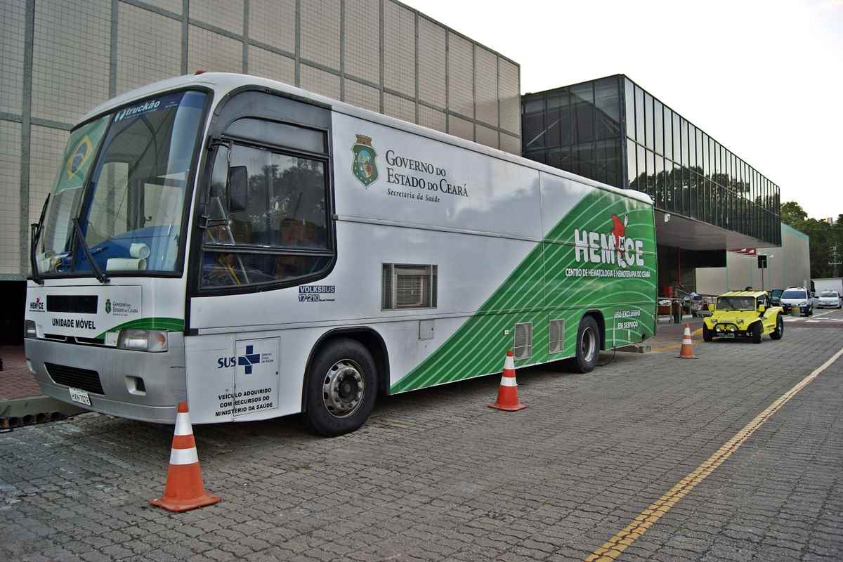 Unidade móvel do HEMOCE retorna atendimentos em Barbalha no dia 31 de janeiro