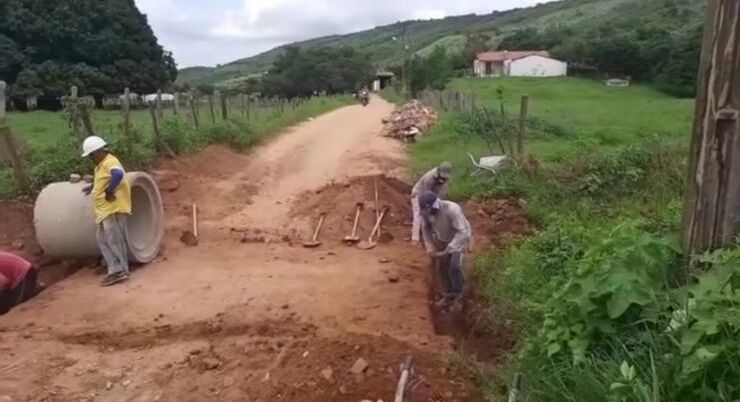 Nova Olinda implanta passagem molhada na zona rural para conter transtornos das chuvas