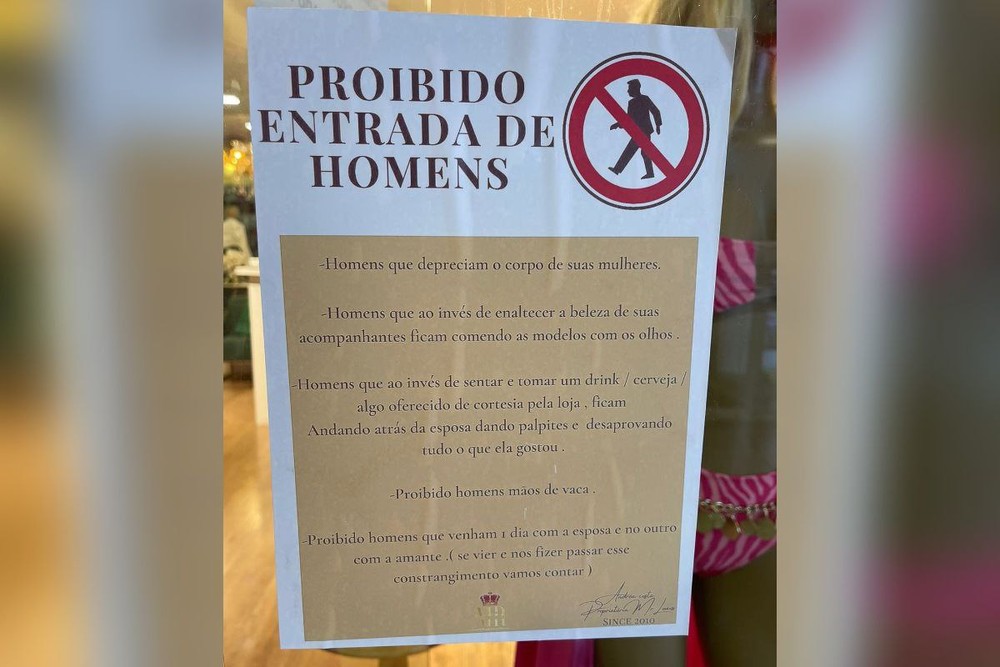 Empresária cearense proíbe entrada de homens em loja após casos de assédio contra clientes e funcionárias
