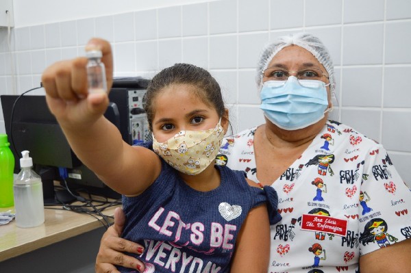 Crato continua vacinação para crianças de 5 a 11 anos, nesta sexta-feira, 25