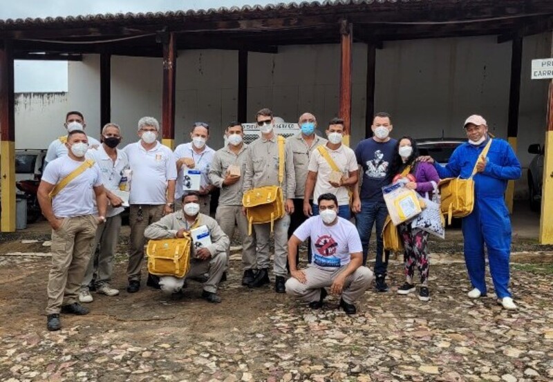 Crato recebe kits de proteção, da Sesa, para agentes de endemias