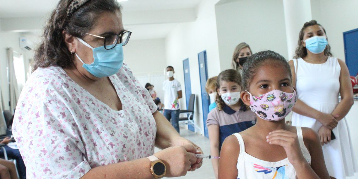 Barbalha ultrapassa marca de 3 mil crianças vacinadas contra a Covid-19