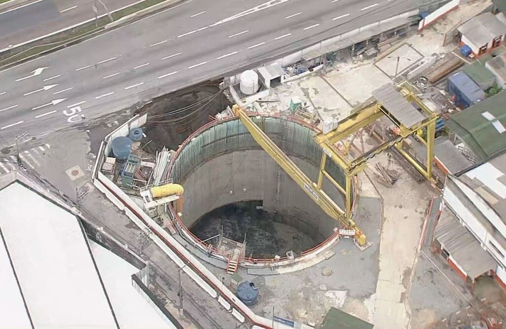 Em São Paulo, acidente em obra do metrô causa inundação de túnel