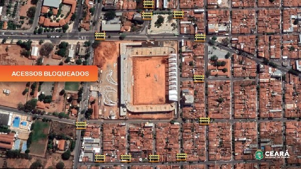 Demutran faz interdições para inauguração da Arena Romeirão